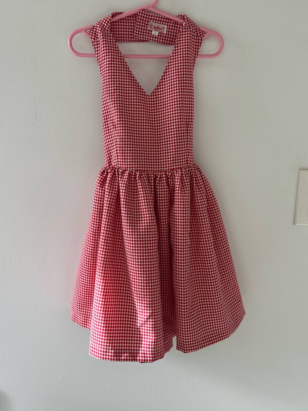 Gingham  Lolita Dress  girl,s size 4 prairie ,picnic dress